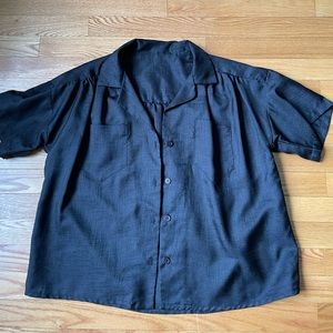 Vintage Handmade Overiszed Button Up Shirt